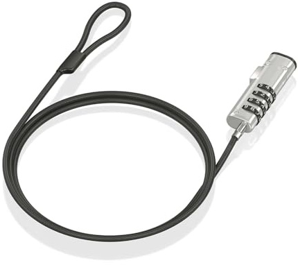 AISENS Sicherheitskabel Typ Nano mit Zahlenschloss n für Computer Monitor Port til 1 5 m