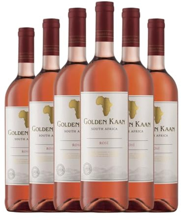 KWV Golden Kaan Shiraz Rosé Syrah Western Cape 75 cl Rosé-Wein (Karton mit 6 Flaschen von 75 cl)