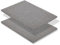 Carpido rutschfeste Kokosmatte - 2er Set 40 x 60 cm Grau - nachhaltige Naturfaser für den überdachten Außenbereich - 100% Kokos Fußmatte - Türmatte Eingang
