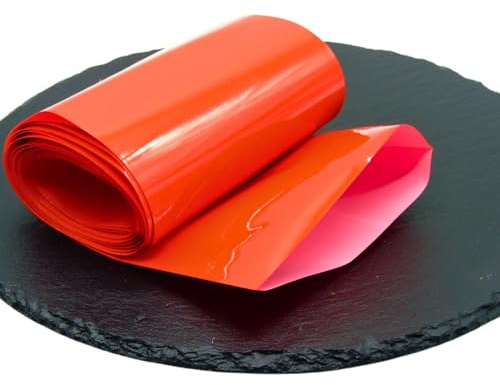 Sterildarm – Därme Kunstdarm Kunstdärme Kunststoffdärme für Aufschnitt Kunststoffhülle (Ø85mm/10mts - Rot)