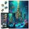 Puzzle 1000 Teile Erwachsene - Ocean Castle & Unterwasser Abenteuer, 70 x 50 cm Schwierige 1000 Stück Puzzles für Erwachsene Sea Life Home Decor Geschenk