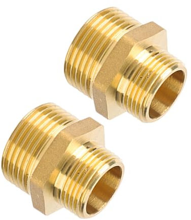 2 Stück Reduzierung 3/4 Auf 1/2, flexschlauch 3/4 zoll auf 1/2 zoll, adapter 3/4 zoll auf 1/2 zoll schlauch, Reduzierstück, für Wasserrohr-Reduzierstücke (20 x 25 mm)
