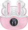 Auriculares Inalambricos Bluetooth, Cascos Inalámbricos Bluetooth 5.4 HiFi Estéreo con HD ENC Mic 50 Horas Auriculares Inalambricos con LED Pantalla IPX7 Headphones Compatible iOS y Android rosa