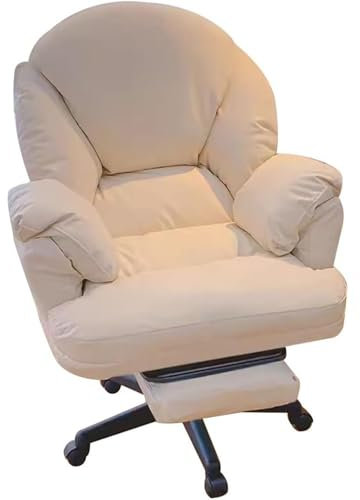 HYUFEIAO Lazy Sofa Video Game Chairs, Gaming Chair Ergonomic Office Chair Gt Player Gaming Chair Study Backrest Chair Liftable Seat for Bedroom Balcony (with footrest