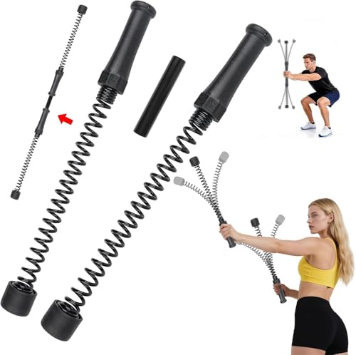Ropeless Battle Ropes Ganzkörpertrainingsgeräte | Robuste Rutschfester Griff für HIIT, Ganzkörpertraining, Kraft, Ausdauer, Fettverbrennung, Home Gym