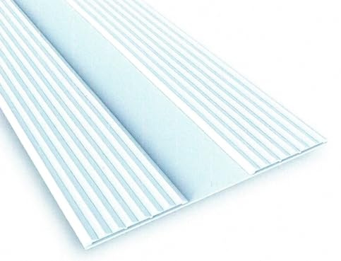 Flachprofilband Auflagegummi für Alu Profile zu Stegplatten 10 bis 16 mm - Meterware - mit Klebestreifen (10 mtr.)