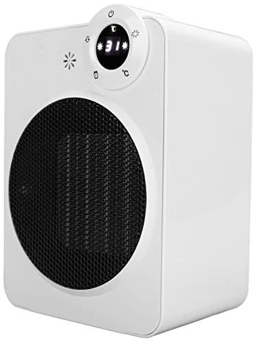 AKLOSIPY Chauffage pour Niche pour Chien avec Télécommande, Chauffage Silencieux pour Chiens, Rapide et Alimentation Grand Angle 70°, Idéal pour les Animaux par Temps Froid