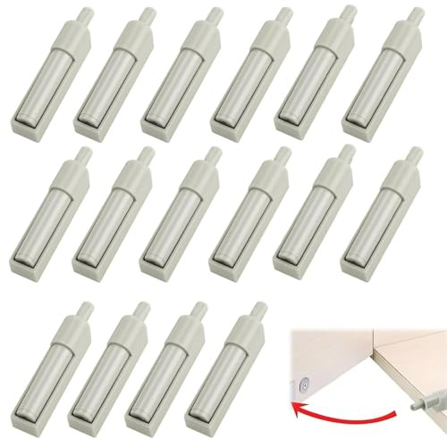 16PCS Soft Close Door Dampers,Cabinet Soft Close Damper,Soft Close Door Dampers, with Shock Absorbing Function, Soft Rubber Material, Universal Fit for Various Doors, Anti-Collision Silent Buffer
