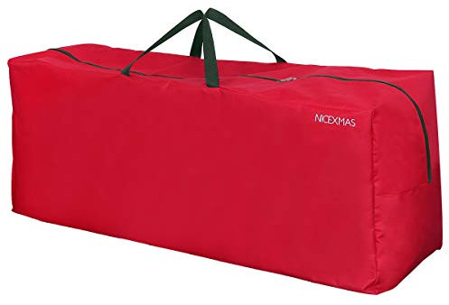 OUNONA Aufbewahrungstasche für Weihnachtsdekoration von, rot, 135 x 38 x 54 cm