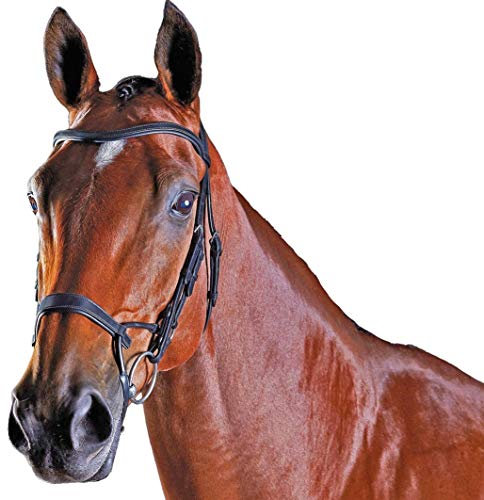 Collegiate ComFiTec Training Snaffle Bridle Warmblood Black