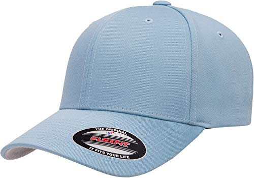 Flexfit Herren Men's Athletic Baseball Fitted Cap Verschluss, Blau (Carolina Blue), S/M