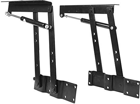 MAGT Couchtisch Lift Up Scharnier, 2 Stück Stahl Klappscharnier Tisch Lift Up Feder Scharniere Couchtisch Mechanismus Hardware Top Heberahmen Möbel