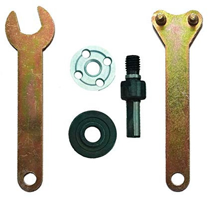 5 adaptadores de ángulo para taladro de mango de vástago para amoladora de disco de corte de ruedas.