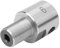 Varilla de conexión de portabrocas, acero inoxidable M14 * 1 varilla de conexión de taladro eléctrico, para portabrocas de mini torno K01-50/63 K02-50/63(6-M14*1)