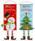 DOITOOL Frohe Weihnachten, Tür-Hängende Flagge, Schneemann, Weihnachtsbaum, Gartenflagge, Veranda, Schild für drinnen und draußen, Weihnachtsdekoration, Ornamente, Türbanner, 2 Stück