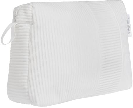 Baby's Only - Baby-Pflegetasche Sense - Wickeltasche - Kulturbeutel - Platz für Babypflegemittel - Perfekt für unterwegs - Weiß - 25x10x20 cm