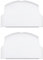 eMagTech 2PCS Replacement Battery Door Covers Cases Protectors Compatible with SONY PSP 2000 2003 2004 3000 3003 3004 White Plastic Console Accessories