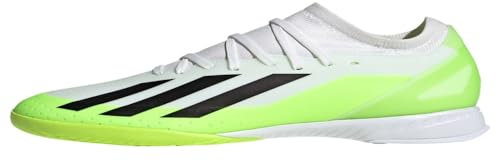 adidas X Crazyfast.3 Hallenfußballschuhe, Uni, Erwachsene, weiß/grün, 11