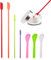4 Pcs Silicone Spatula Set and 3 Pcs Mask Tools, Makeup Spatula, Mini Spatula, Jam Spatula, Multi-Function Spatula for Applying Jam and Scraping Cosmetics