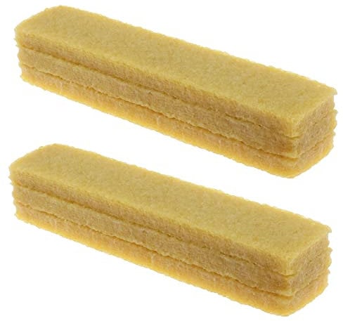 YINETTECH 2Pcs Abrasive Cleaning Eraser Stick Rubber Sandpaper Abrasive Cleaning Stick Accessories for Removing Sawdust Pitch Glue Gum Dirt 200x40x40mm