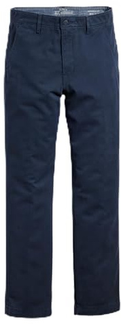 Levi's Men's Xx Chino Authentic Straight Casual Khaki, Navy Blazer Soft Gd, 36 W/32 L