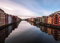 Displate - Poster aus Metall - Magnet-Montage - World Class Photos - Cityscapes - Trondheim Norway - Größe L - 67,5x48cm Matt