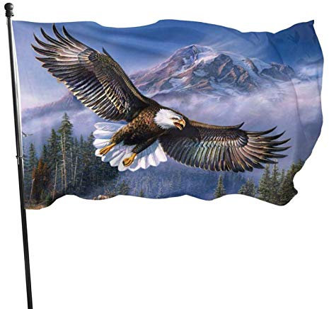 Hofflagge Eagle - Indianer 90X150Cm Garten Flagge Langlebig Lawn Sign With Metal Grommets Dekorative Fahnen Décor Für Veranda Yard Bauernhof