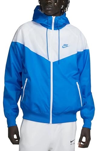 Nike DA0001-406 M NK WVN LND WR HD JKT Jacket Herren PHOTO BLUE/WHITE/PHOTO BLUE Größe 3XL