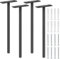 4 Pièces Support pour Etagère Flottante Invisible, Support d'Étagère Caché, Support Plateau Flottant en Bois Dissimulé à Fixation Murale pour Étagère Tablette Flottante (20.4x6cm)
