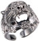 YAIUNHIQ Tigerring aus 925er Sterlingsilber für Damen und Herren