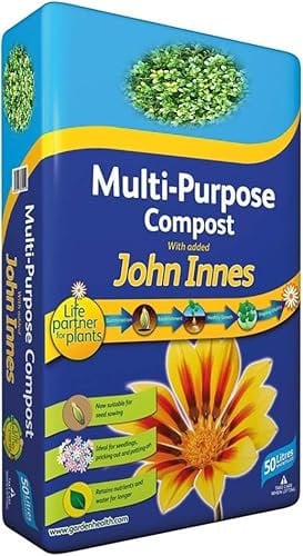 Indigo® Garden 50L Multi-Purpose Compost with John Innes – Peat-Free Enriched Blend for Healthy Growth in Pots, Beds & Containers