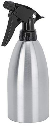Flacon Pulvérisateur de Cuisine de Jardin en Acier Inoxydable de 500 Ml, Bidon à Buse Réglable, Multifonctionnel, avec Poignée Ergonomique, adapté aux Barbecues et à L'arrosage