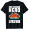 Dad Hero Roller Coaster Legend Achterbahn Fathers Day T-Shirt
