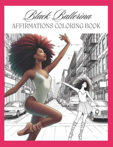 Black Ballerina Affirmations Coloring Book