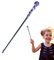 Baguette de sorcière en cristal – Baguette de magicien en cristal, baguette de sorcière mystique en cristal, baguette en cristal d'améthyste, accessoire de costume d'anniversaire pour Halloween, Noël,