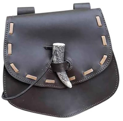 Dickly Taille Tasche Mittelalter Gürteltasche für Ritter Kostüm Outdoor Halloween Performance, Braun