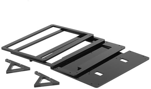 ACOGEDO Screen Case, 7in 1024 * 600 Display Case With Plastic Bracket Screen Case Monitor Case Display Touch Screen Case With Plastic Bracket Screen Case for (Plastic bracket shell)