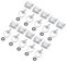 VIPIH 10x Vis de Fixation Rapide à Quart de Tour pour Panneau de carénage, 14mm Vis de Verrouillage fit for Automobile Moto Camion Accessoires