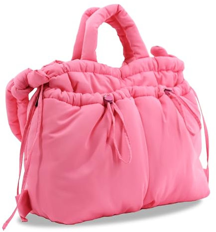 J World New York Damen Puffy Tote Tragetasche, Pink