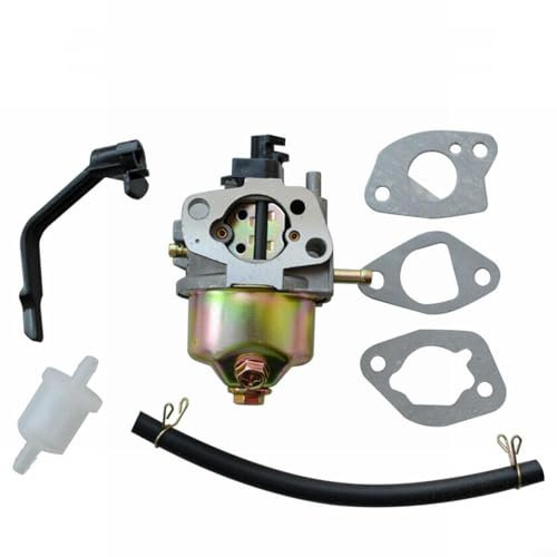 Kit de carburateur pièces de moteur avec joint de tuyau de carburant pour GX120 GX168 pour GX200 5.5HP 6.5HP Générateur de moteur de rechange compatible avec générateur de pièces de moteur Honda