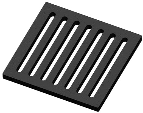 Kaminrost/Ascherost Eckig 160 x 150 x 10 mm passend für Cera ** Kaminöfen inkl. Modellübersicht - Ascherost Kamin aus massivem Stahl - Feuerrost feuerfest & hitzebeständig