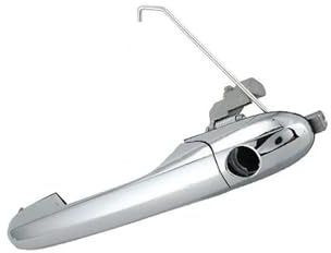 Außentürgriff Für Fiat-500 Für Fiat 500 2007-2020 LHD Chrom Fahrerseite Türgriff Auto Türgriff 735592028 735451696 Türgriff Abdeckung Trim(1 Left With hole)