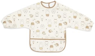 Jollein Lätzchen Mit Ärmeln Baby – Miffy Family Farm – Lätzchen Wasserdicht – Mit Klettverschluss – Babylatz – Sabberlätzchen Baby – Abwaschbar & Waschmaschinengeeignet