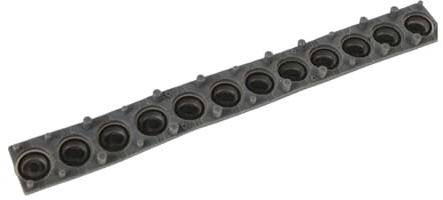 ZnttUu Tastenkontakt Gummipads, Ersatz leitende Tastaturstreifen für elektronische Tastaturen, Reparatur von Gummi Tastenkontaktstreifen Pads