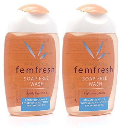 2X Femfresh Daily Intimate Hygiene Wash Soap Free 150ml Lightly Fragranced