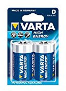 Varta - Piles - High Energy LR 20 x 2