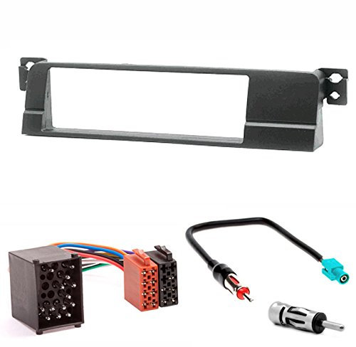 CARAV 11-011 - 3 della mascherina autoradio 67 DIN DIN In dash Installation Kit Set For SERIE 3 (E46) 1998-2005 + ISO and Antenna Adapter Cable