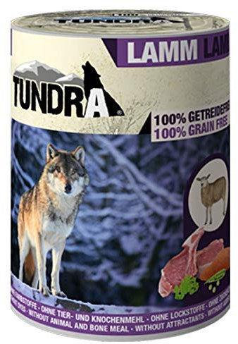 Tundra Hundefutter Lamm Nassfutter - getreidefrei (6 x 800g)
