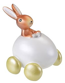 Gift Company Hase im Auto, weiß