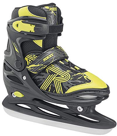 Roces Jungen Jokey Ice 3.0 Boy Schlittschuh, Black-Lime, 30-33